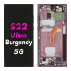 OLED Display assembly for Samsung S22 Ultra 5G ( Burgundy ) - Premium  
