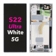 OLED Display assembly for Samsung S22 Ultra 5G ( White ) - Premium