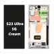 OLED Display assembly Compatible for Samsung S23 Ultra - Cream