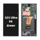 OLED Display assembly Compatible for Samsung S23 Ultra - Green